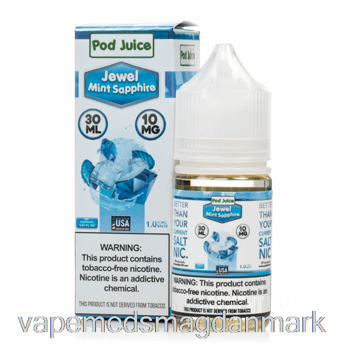 Vape Væske Juvel Mynte Safir - Bælg Juice - 30ml 35mg